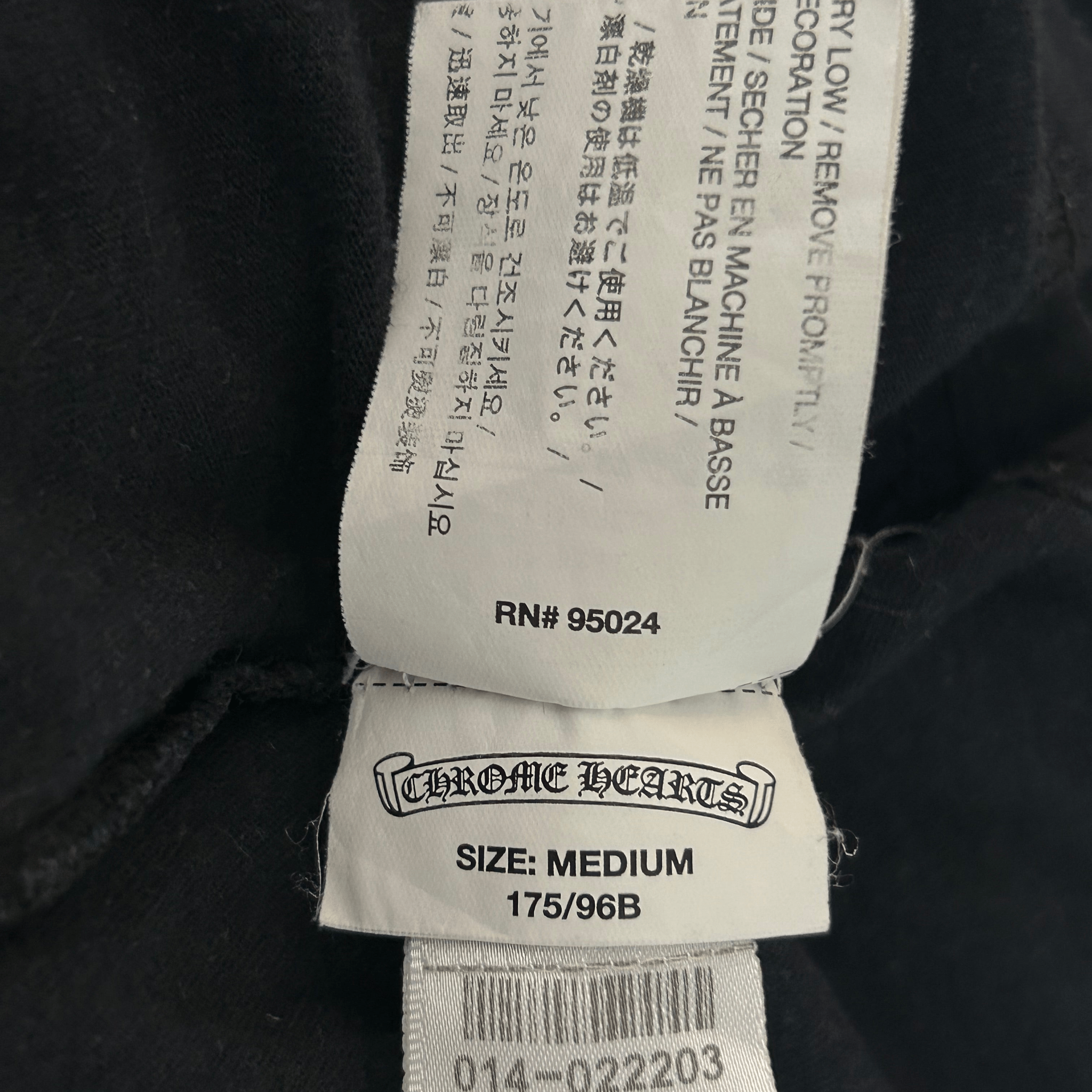 Chrome Hearts Black & White Jumbo Floral Cross T-Shirt - Morely TrendsChrome Hearts Type here:)