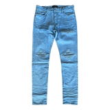 Amiri Overdyed Blue Mesh Patch MX1 Jeans - Morely TrendsAmiri Type here:)