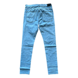 Amiri Overdyed Blue Mesh Patch MX1 Jeans - Morely TrendsAmiri Type here:)