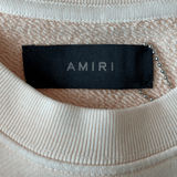 Amiri Cream MA Logo Shotgun Sweater - Morely TrendsAmiri Type here:)