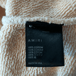 Amiri Cream MA Logo Shotgun Sweater - Morely TrendsAmiri Type here:)