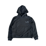 Amiri Black & Blue Staggered Logo Hoodie - Morely TrendsAmiri Type here:)