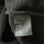 Amiri Black & Blue Staggered Logo Hoodie - Morely TrendsAmiri Type here:)