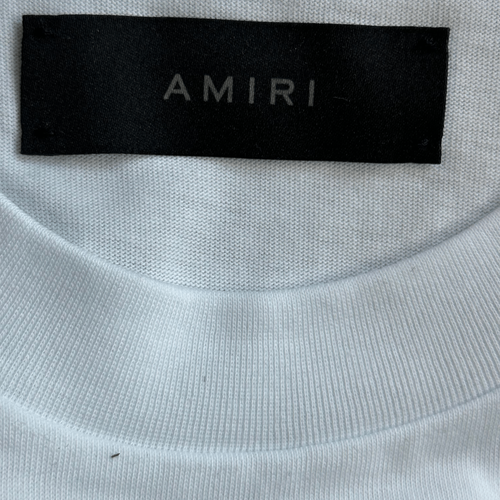 Amiri White & Blue Watercolor MA Bar Logo T-Shirt - Morely TrendsAmiri Type here:)