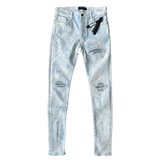Amiri Mineral Wash Blue Patch MX1 Jeans - Morely TrendsAmiri Type here:)