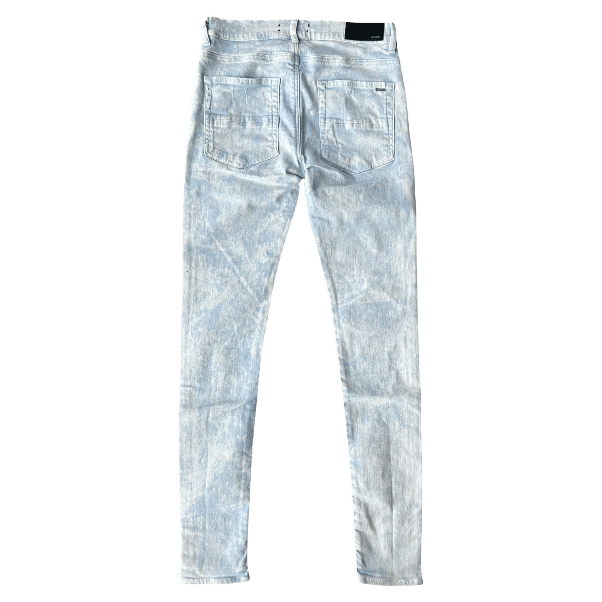Amiri Mineral Wash Blue Patch MX1 Jeans - Morely TrendsAmiri Type here:)