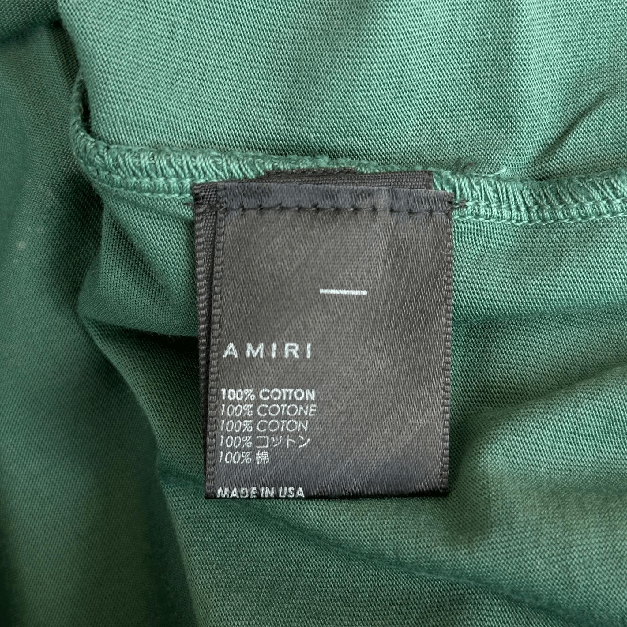 Amiri Green & White Tiger Logo T-Shirt - Morely TrendsAmiri Type here:)