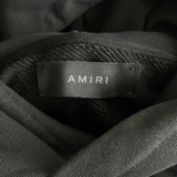Amiri Black & Chrome Staggered Logo Hoodie - Morely TrendsAmiri Type here:)