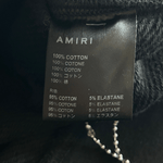 Amiri Black & Chrome Staggered Logo Hoodie - Morely TrendsAmiri Type here:)