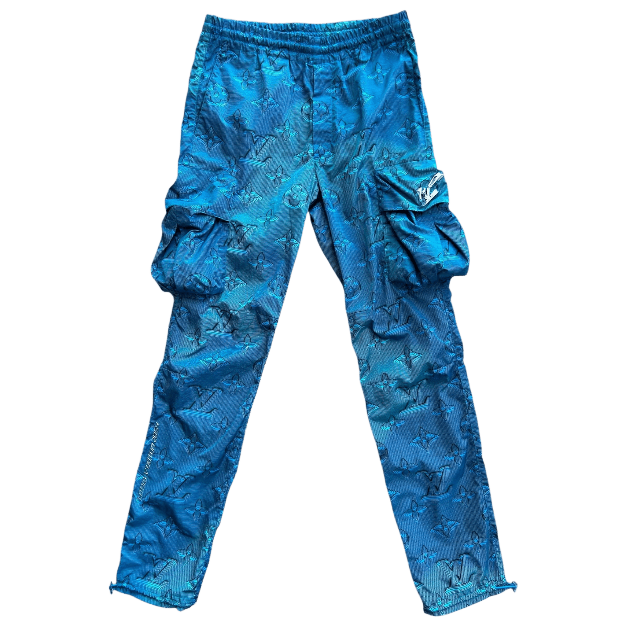 Louis Vuitton Blue 2054 Monogram Cargo Pants - Morely TrendsLouis Vuitton Type here:)