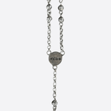 Chrome Hearts Rosary Bead Chain Silver Necklace - Morely TrendsChrome Hearts Type here:)