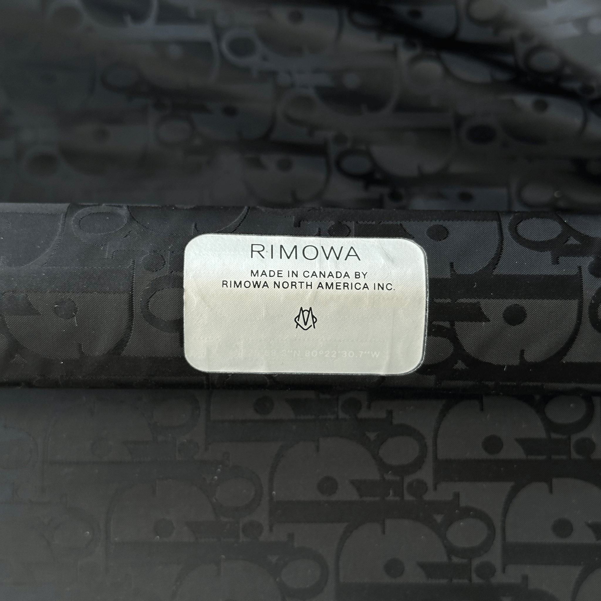 Dior Rimowa Black Oblique Carry - On Luggage - Morely TrendsDior Type here:)