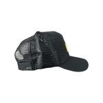 Amiri Black & Yellow Core Logo Trucker Hat - Morely TrendsAmiri Type here:)