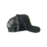 Amiri Black & Yellow Core Logo Trucker Hat - Morely TrendsAmiri Type here:)