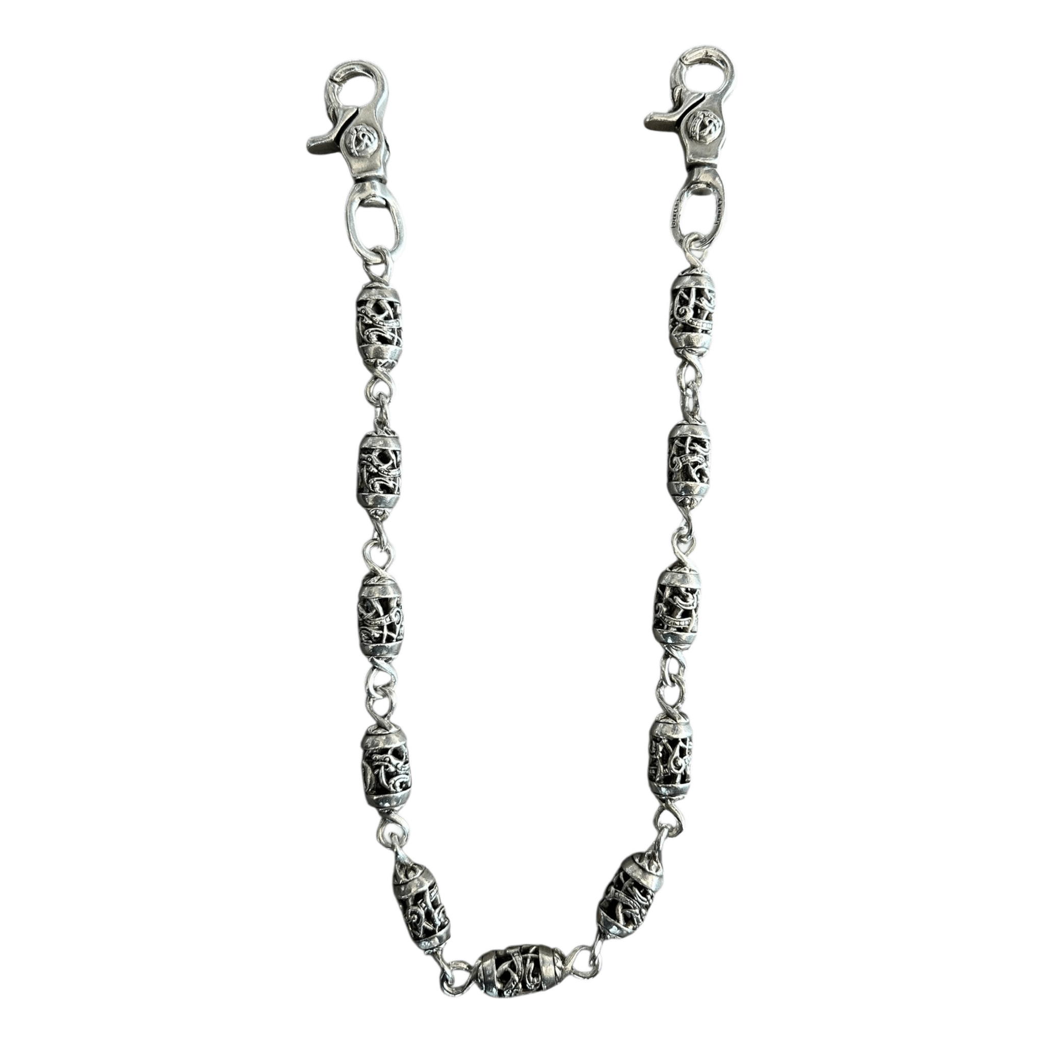 Chrome Hearts Silver Celtic Roller Wallet Chain - Morely TrendsChrome Hearts Type here:)