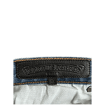 Chrome Hearts Levis Blue & Green Cross Patch Jeans - Morely TrendsChrome Hearts Type here:)