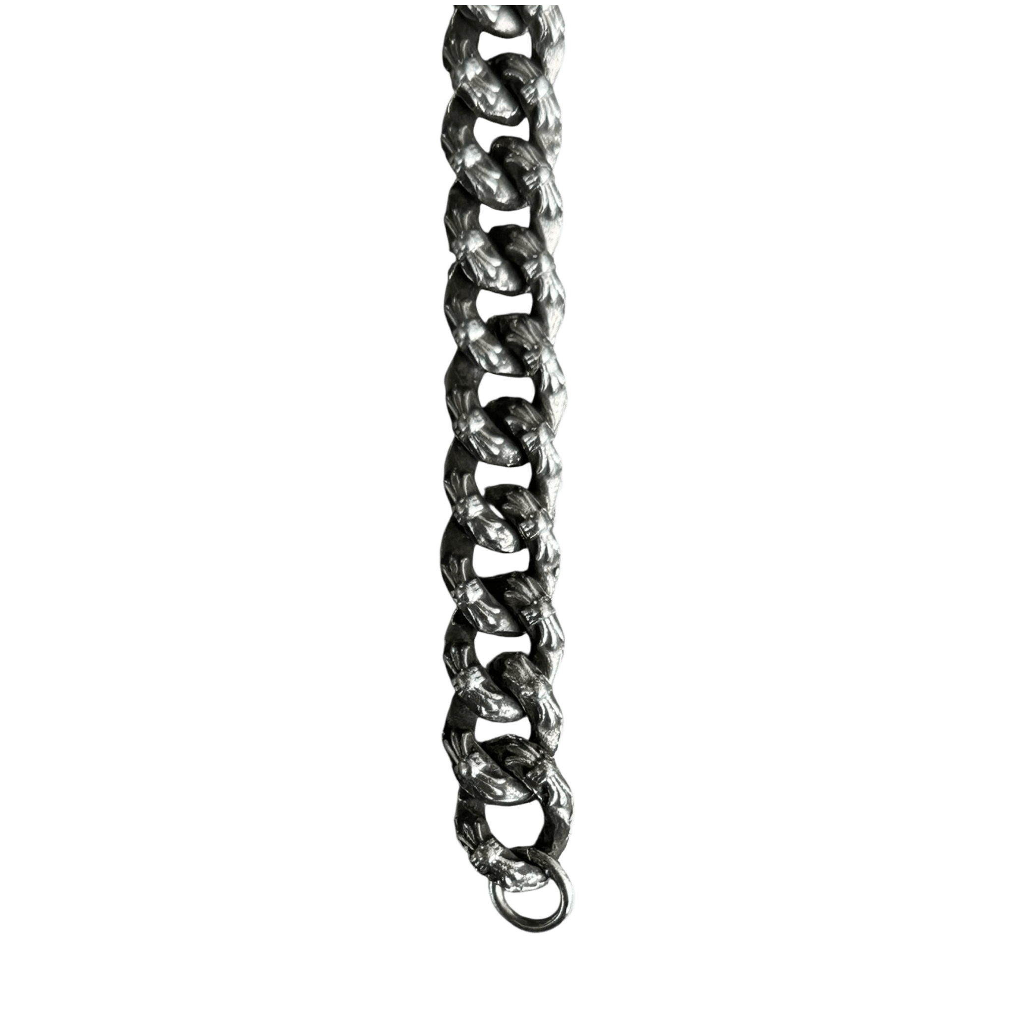 Chrome Hearts Silver Extra Fancy Mini Cuban Bracelet - Morely TrendsChrome Hearts Type here:)