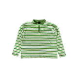 Chrome Hearts Green & White Striped Polo Longsleeve T-Shirt - Morely TrendsChrome Hearts Type here:)