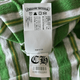 Chrome Hearts Green & White Striped Polo Longsleeve T-Shirt - Morely TrendsChrome Hearts Type here:)