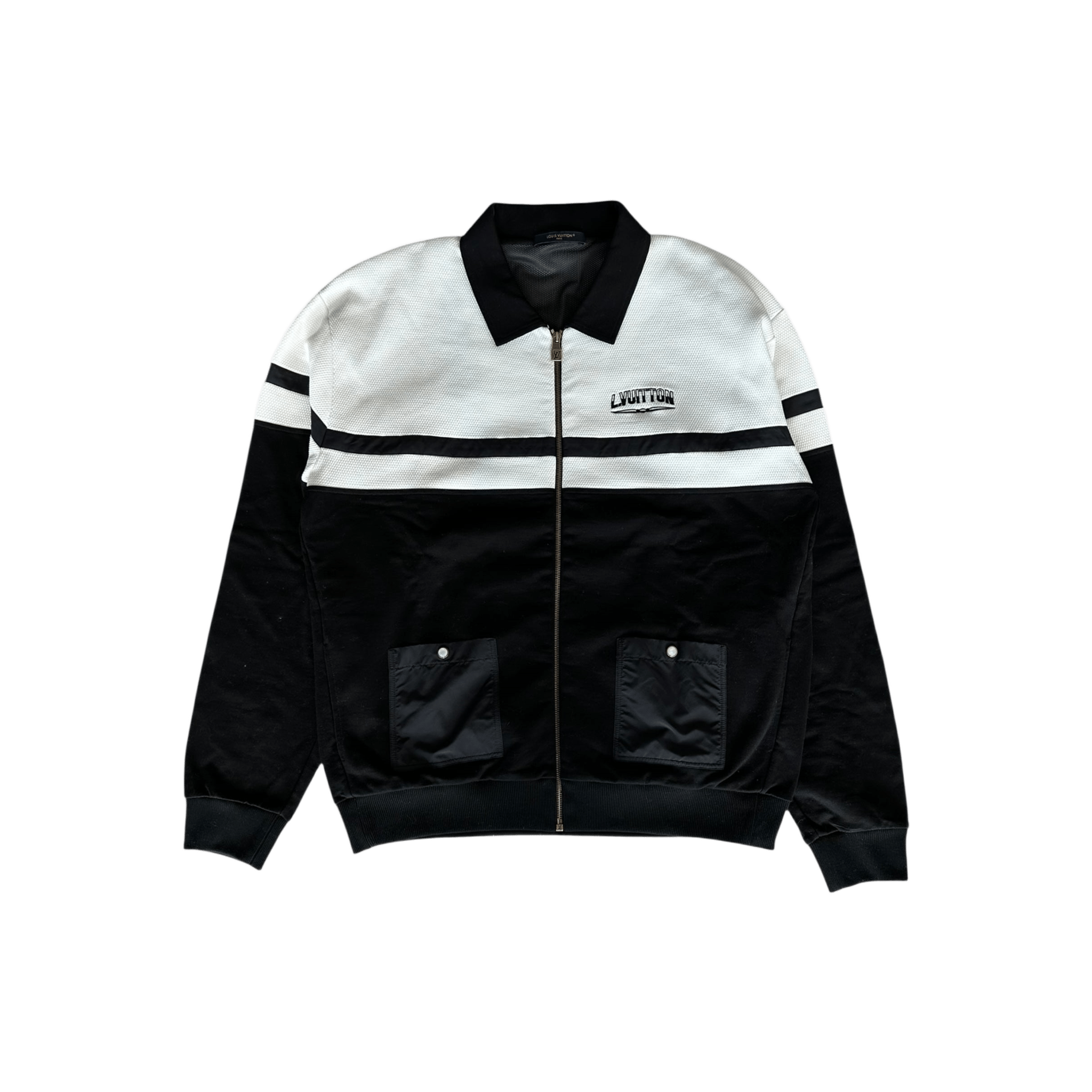 Louis Vuitton Black & White Hybrid Track Jacket - Morely TrendsLouis Vuitton Type here:)
