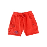 Chrome Hearts Matty Boy Red Spark Cargo Shorts - Morely TrendsChrome Hearts Type here:)