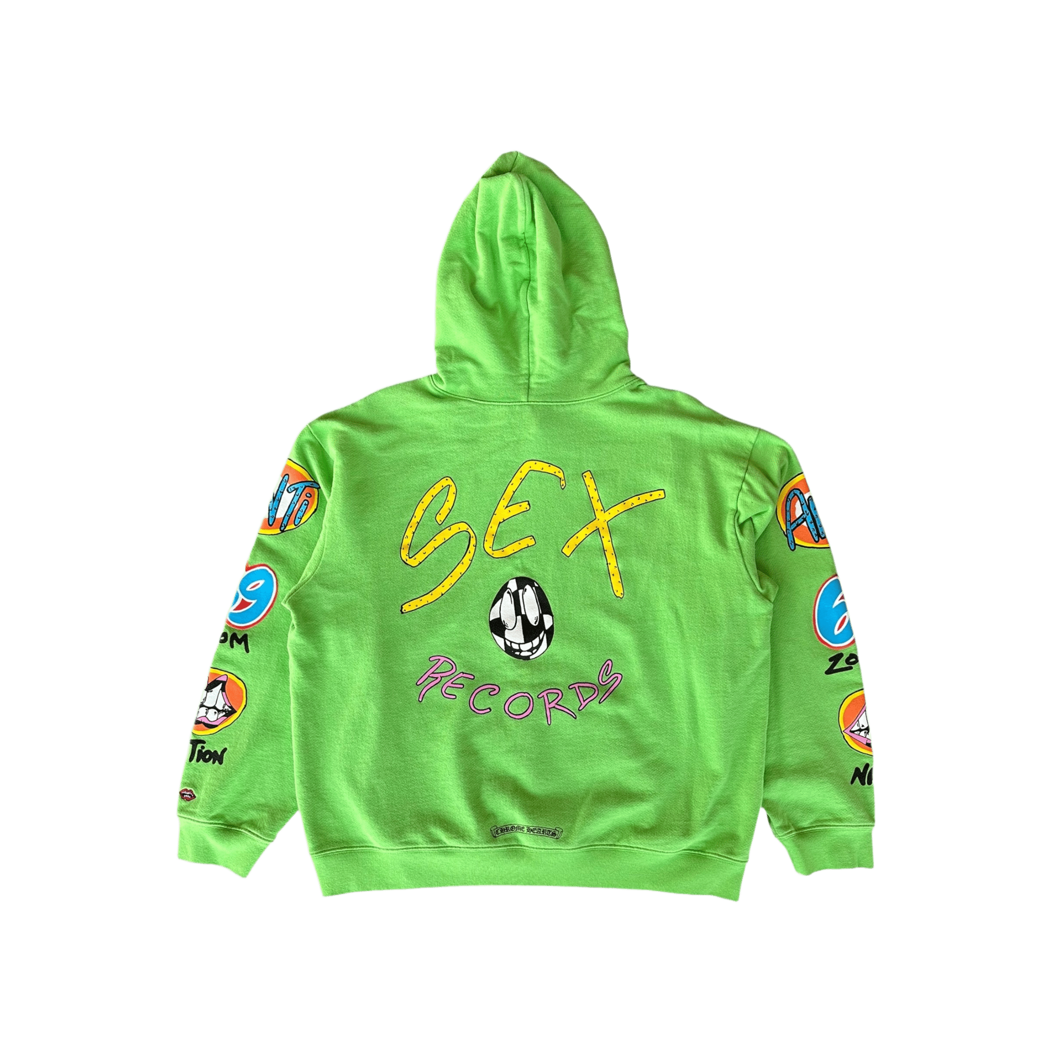 Chrome Hearts Green Sex Records Logo Hoodie - Morely TrendsChrome Hearts Type here:)