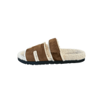 Hermes Brown Suede Chypre Shearling Sandals - Morely TrendsHermes Type here:)