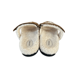 Hermes Brown Suede Chypre Shearling Sandals - Morely TrendsHermes Type here:)