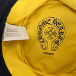 Chrome Hearts Navy & Yellow Cross Patch Nylon Bucket Hat - Morely TrendsChrome Hearts Type here:)