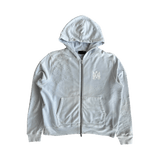 Amiri Light Blue Core Logo Shotgun Zip Up Hoodie - Morely TrendsAmiri Type here:)