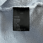 Amiri Light Blue Core Logo Shotgun Zip Up Hoodie - Morely TrendsAmiri Type here:)