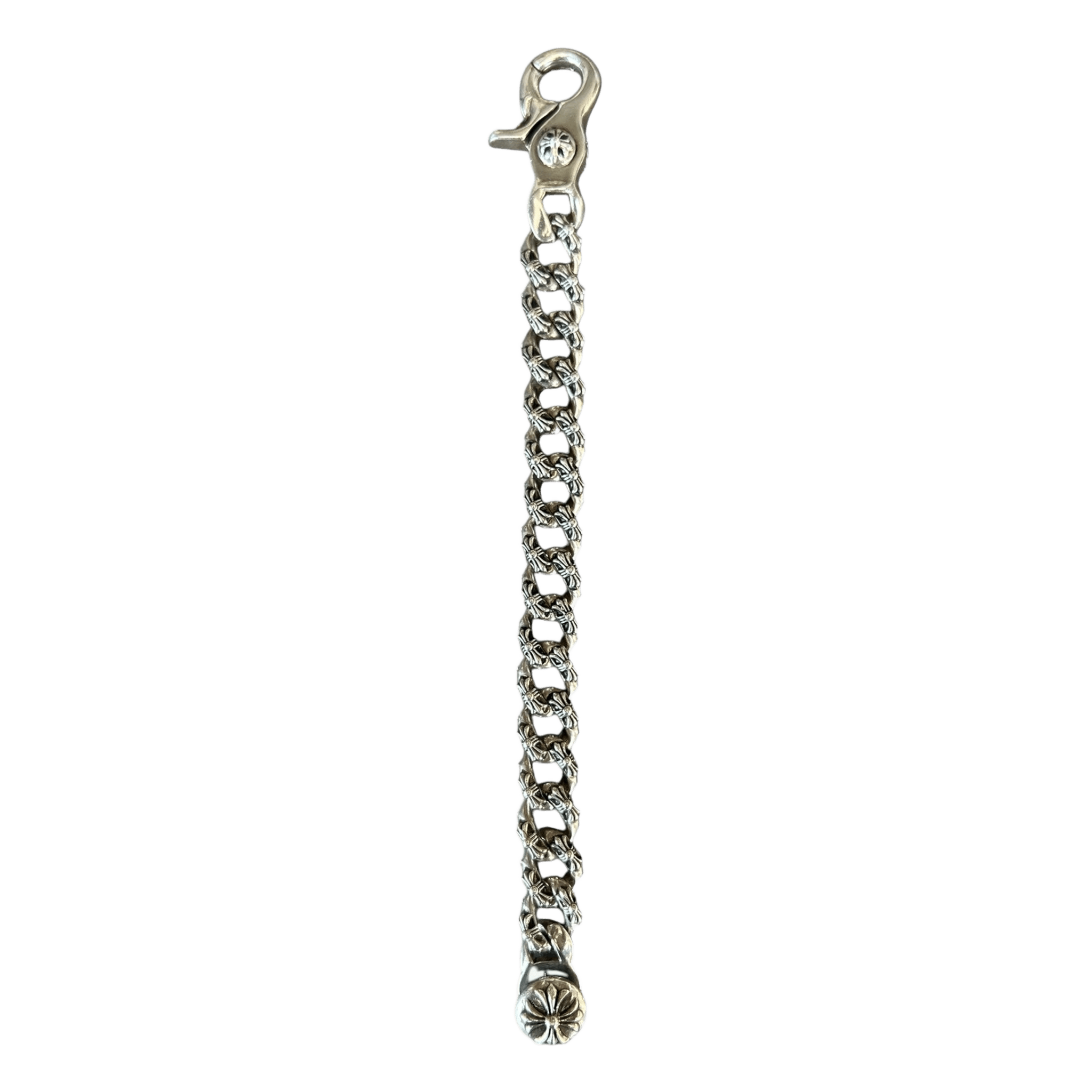 Chrome Hearts Silver Fancy Cuban Bracelet - Morely TrendsChrome Hearts Type here:)