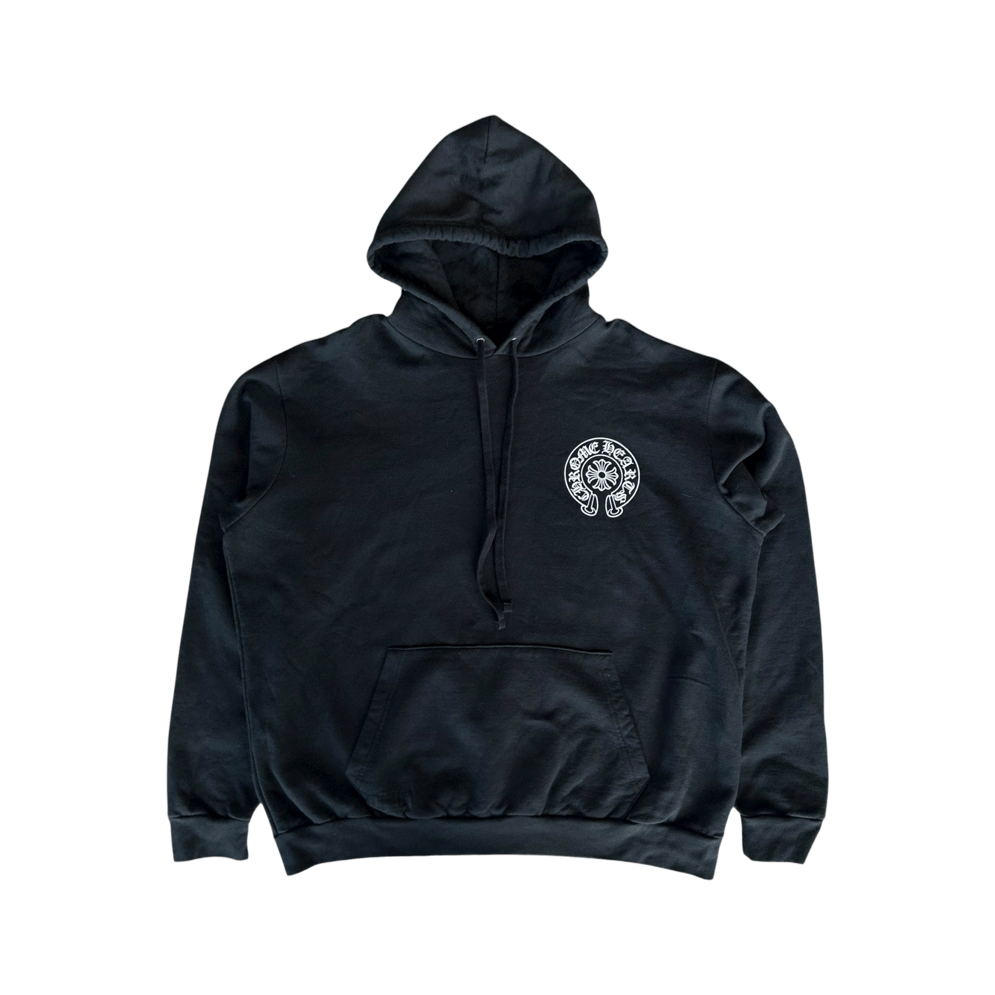 Chrome Hearts Black & White London Horseshoe Logo Hoodie - Morely TrendsChrome Hearts Type here:)