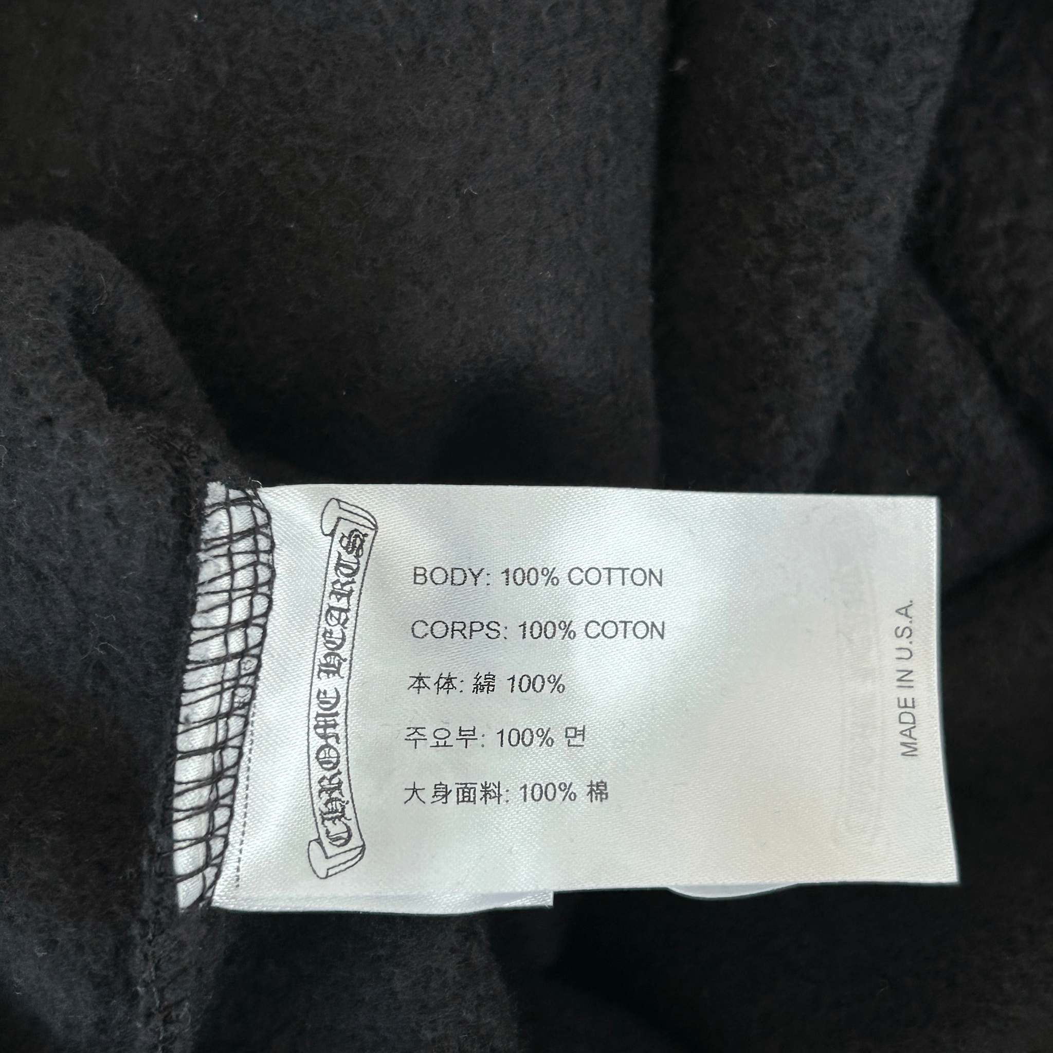 Chrome Hearts Black & White London Horseshoe Logo Hoodie - Morely TrendsChrome Hearts Type here:)