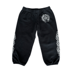Chrome Hearts Black & White Horseshoe Logo Kids Sweatpants - Morely TrendsChrome Hearts Type here:)