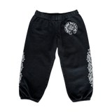 Chrome Hearts Black & White Horseshoe Logo Kids Sweatpants - Morely TrendsChrome Hearts Type here:)