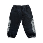 Chrome Hearts Black & White Horseshoe Logo Kids Sweatpants - Morely TrendsChrome Hearts Type here:)