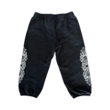 Chrome Hearts Black & White Horseshoe Logo Kids Sweatpants - Morely TrendsChrome Hearts Type here:)