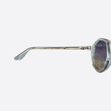 Chrome Hearts Clear & Silver Clitco Sunglasses - Morely TrendsChrome Hearts Type here:)