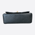 Chanel Black Lambskin Quilted Mini Top Handle Flap Bag - Morely TrendsChanel Type here:)