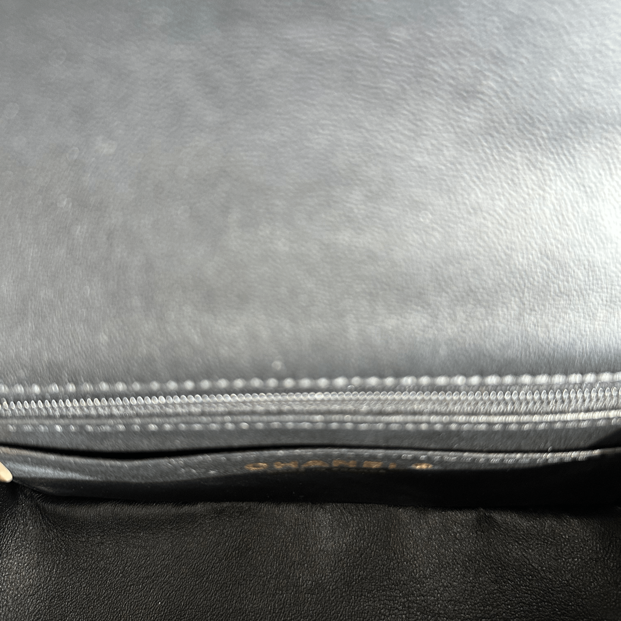 Chanel Black Lambskin Quilted Mini Top Handle Flap Bag - Morely TrendsChanel Type here:)