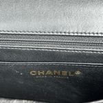 Chanel Black Lambskin Quilted Mini Top Handle Flap Bag - Morely TrendsChanel Type here:)