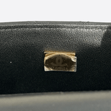 Chanel Black Lambskin Quilted Mini Top Handle Flap Bag - Morely TrendsChanel Type here:)