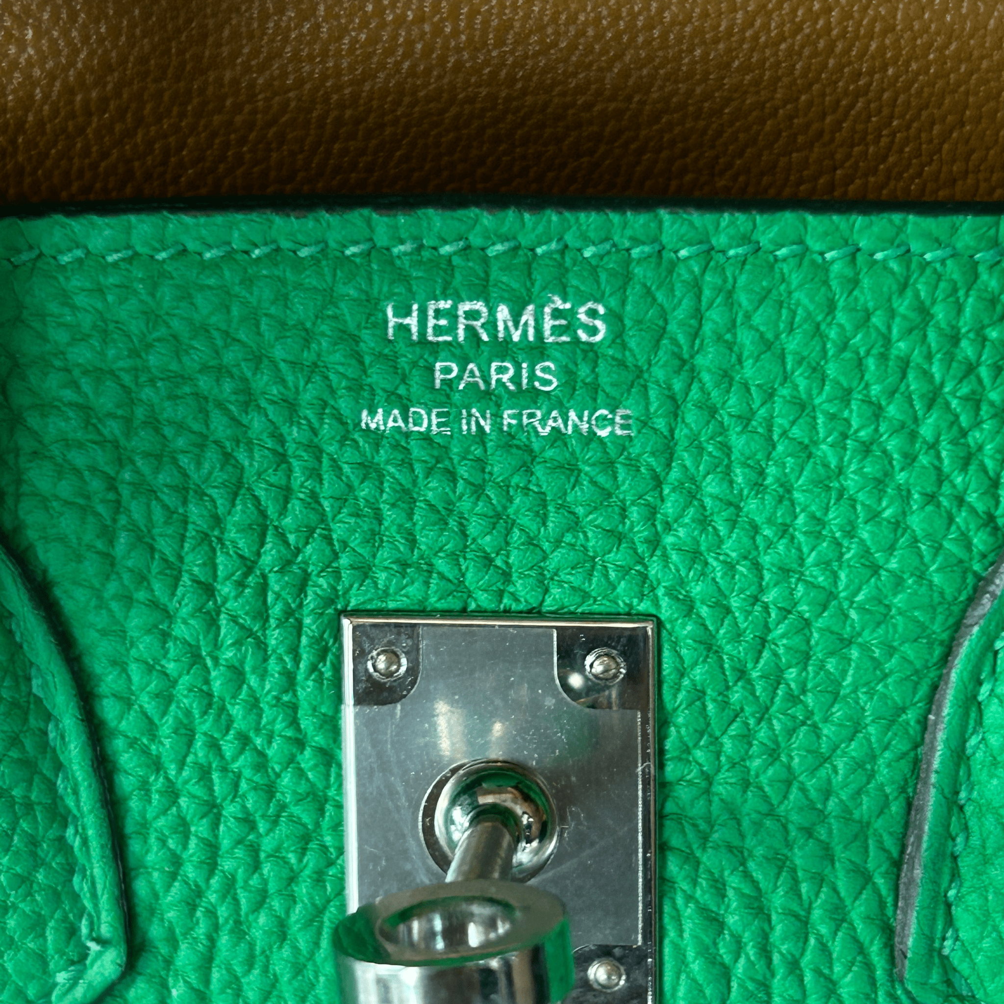 Hermes Bamboo Green Togo Birkin 25 - Morely TrendsHermes Type here:)