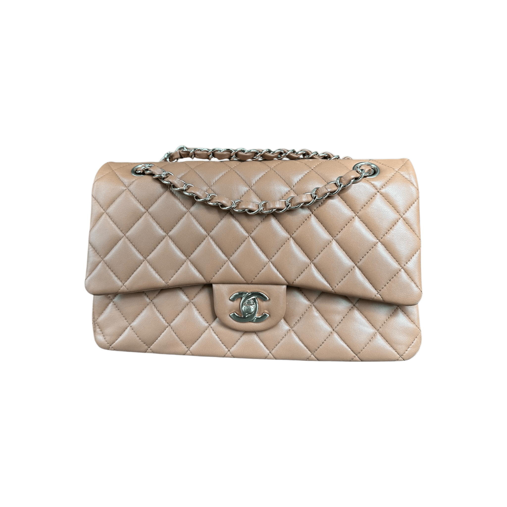 Chanel Beige Quilted Medium Flap Bag - Morely TrendsChanel Type here:)
