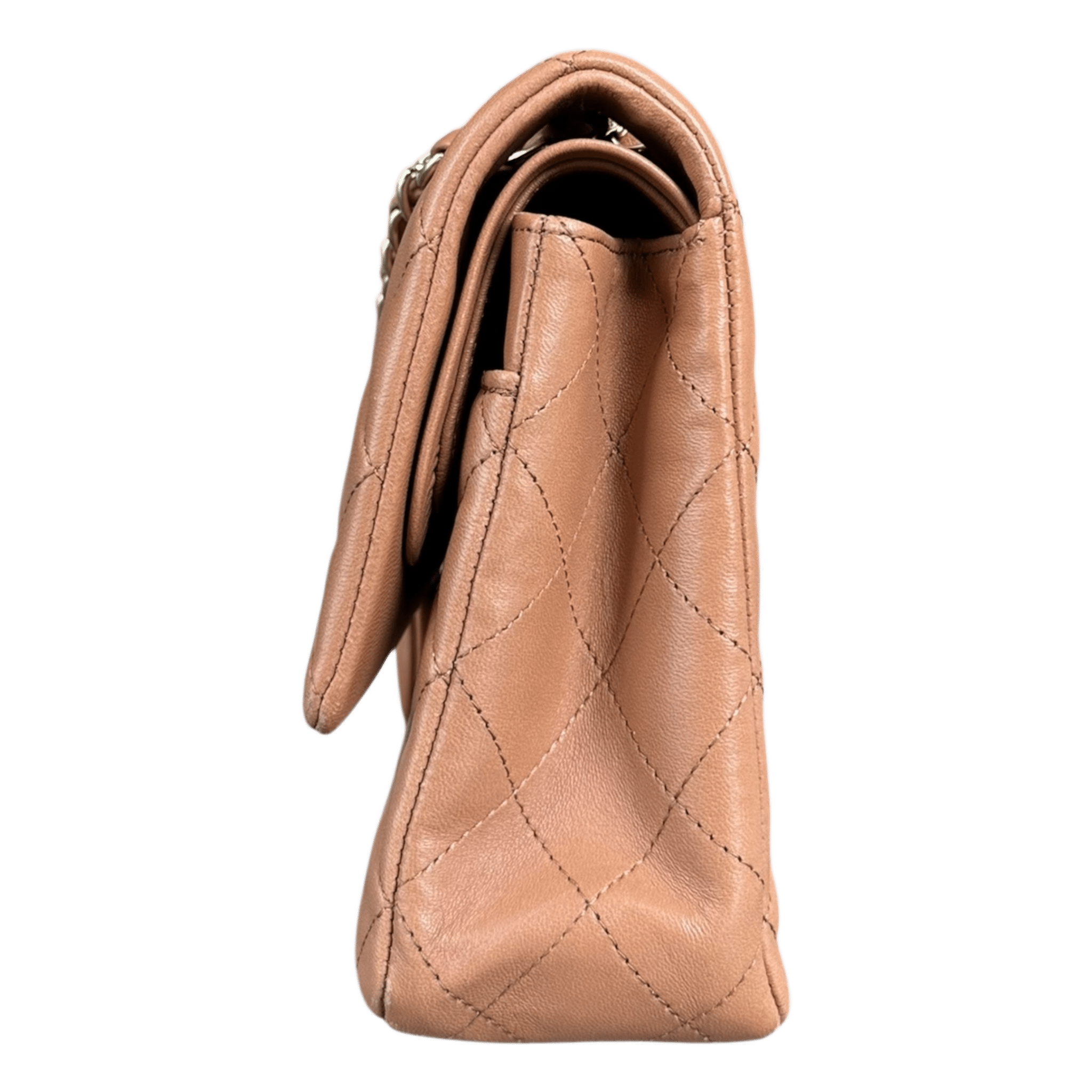 Chanel Beige Quilted Medium Flap Bag - Morely TrendsChanel Type here:)