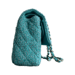 Chanel Turquoise Tweed Quilted Medium Flap Bag - Morely TrendsChanel Type here:)