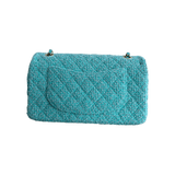 Chanel Turquoise Tweed Quilted Medium Flap Bag - Morely TrendsChanel Type here:)