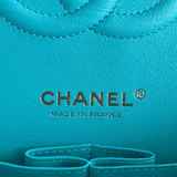 Chanel Turquoise Tweed Quilted Medium Flap Bag - Morely TrendsChanel Type here:)