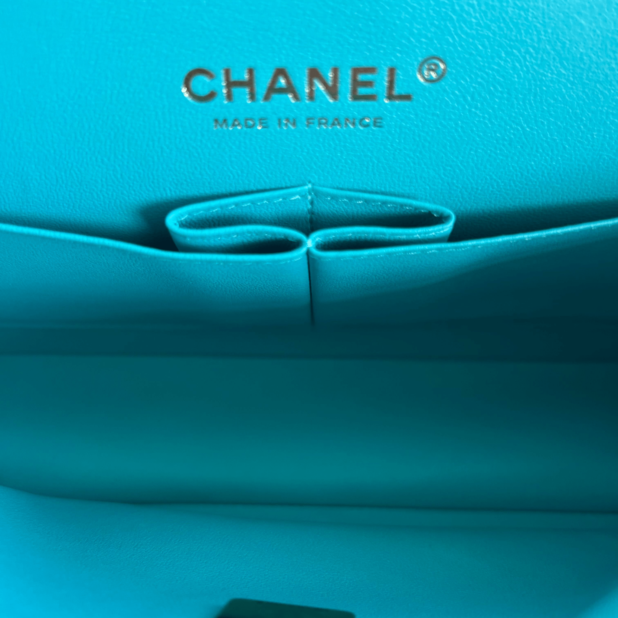 Chanel Turquoise Tweed Quilted Medium Flap Bag - Morely TrendsChanel Type here:)